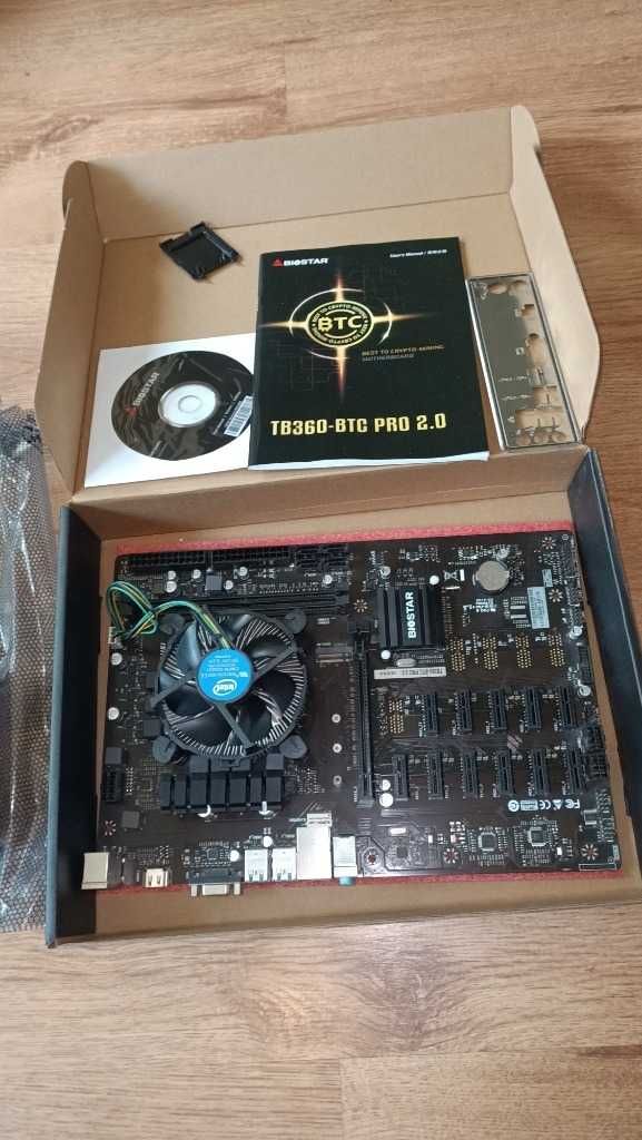 Płyta główna  •  Biostar TB360-BTC PRO 2.0 + Intel Pentium Gold G5420