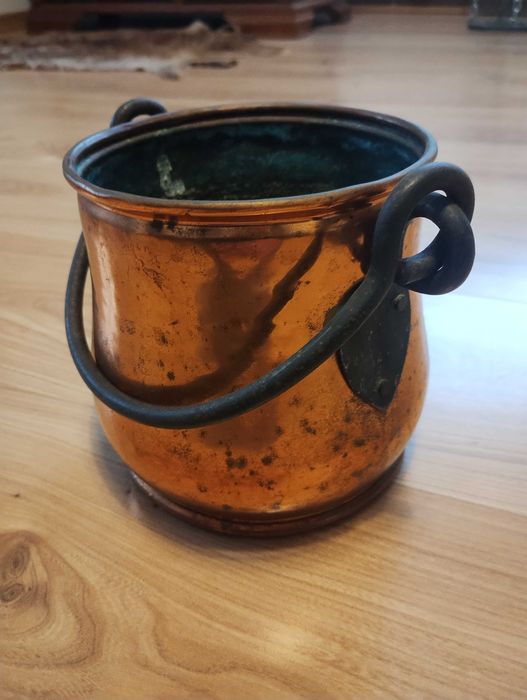 osłona doniczki garnek naczynie miedz