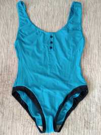 Jednoczęściowy strój kąpielowy Dorothy Perkins niebieski strój bikini