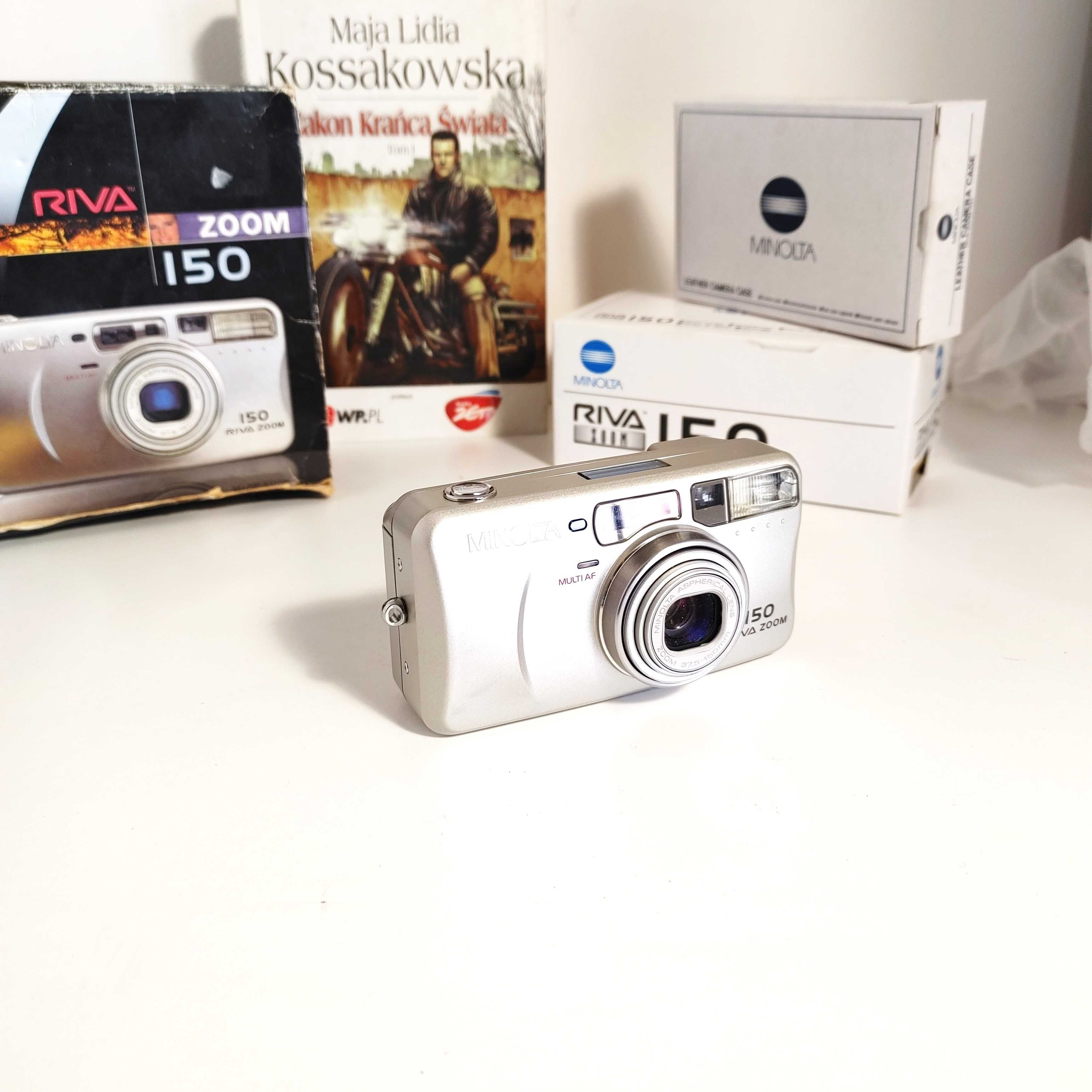 Kompaktowy aparat fotograficzny  analogowy MINOLTA Riva Zoom 150 NOWY