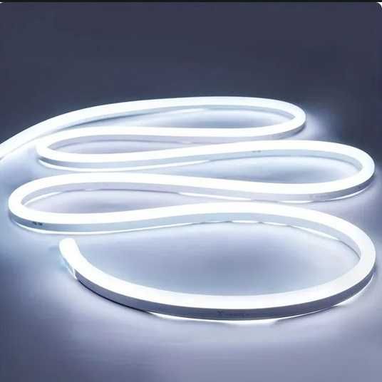 Neonowy pasek LED Elastyczny silikonowy 5M Cool White