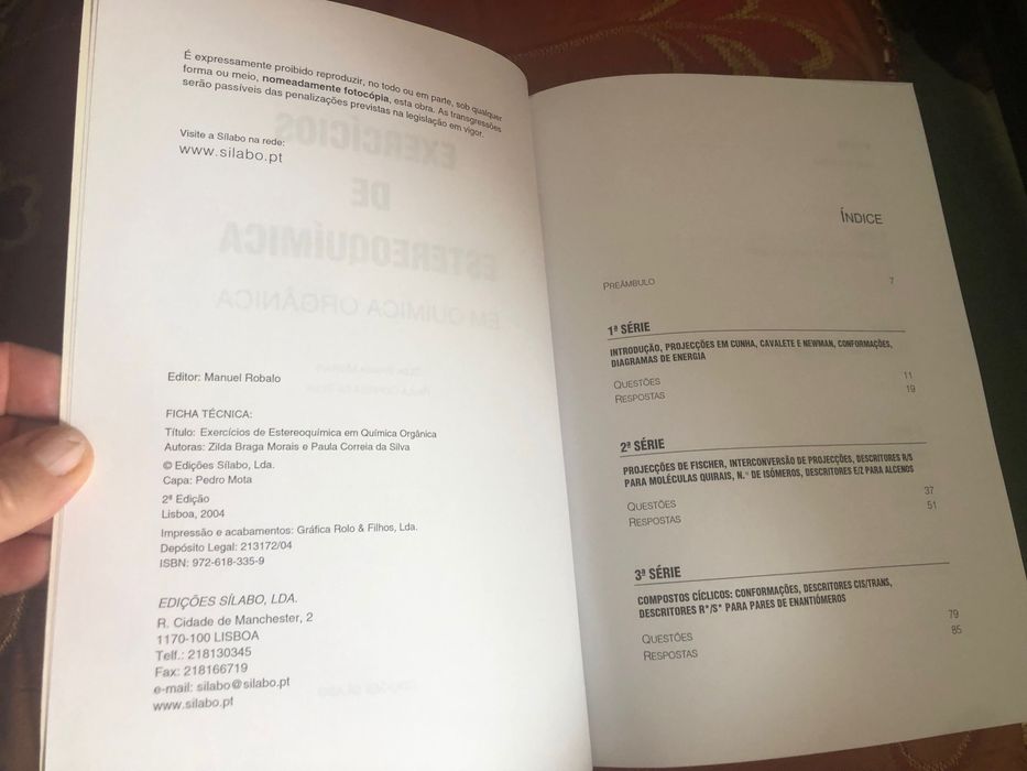 Livro Exercícios de Estereoquimica