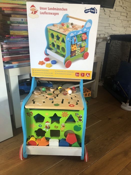 Super sztos Drewniany chodzik piaskowy dziadek