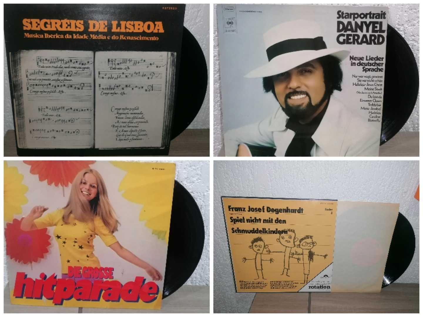 Discos de vinil conjunto de vários