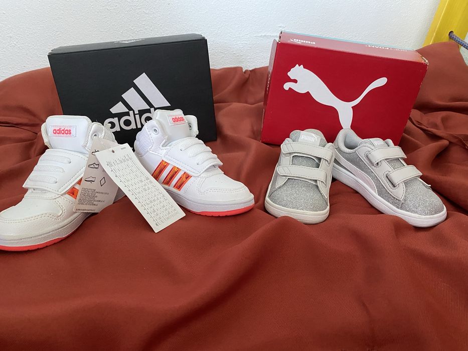 Tenis novos menina Adidas 23 Puma 23