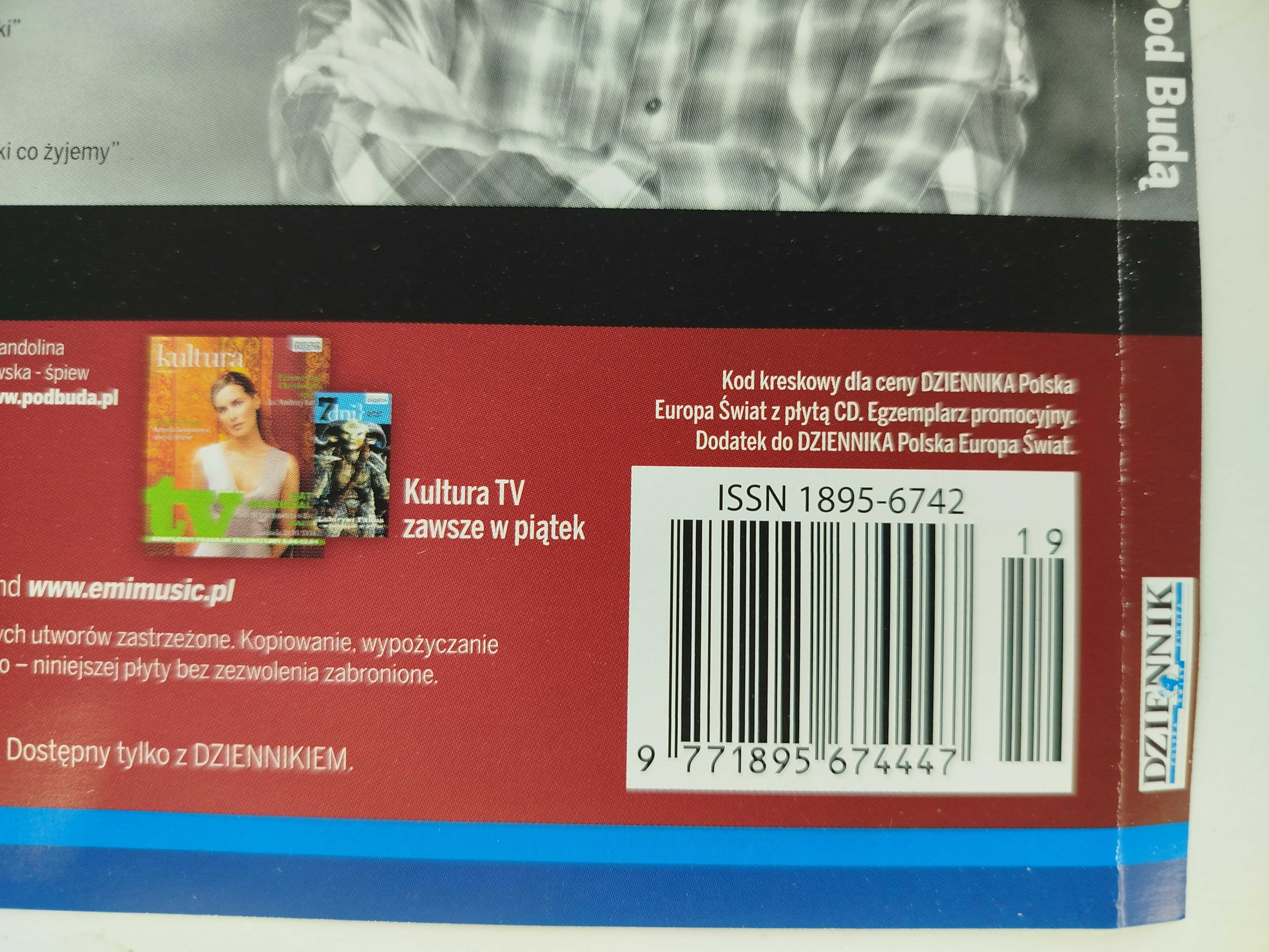 Pod Budą Płytoteka Dziennika Andrzej Sikorowski Poeci piosenki CD