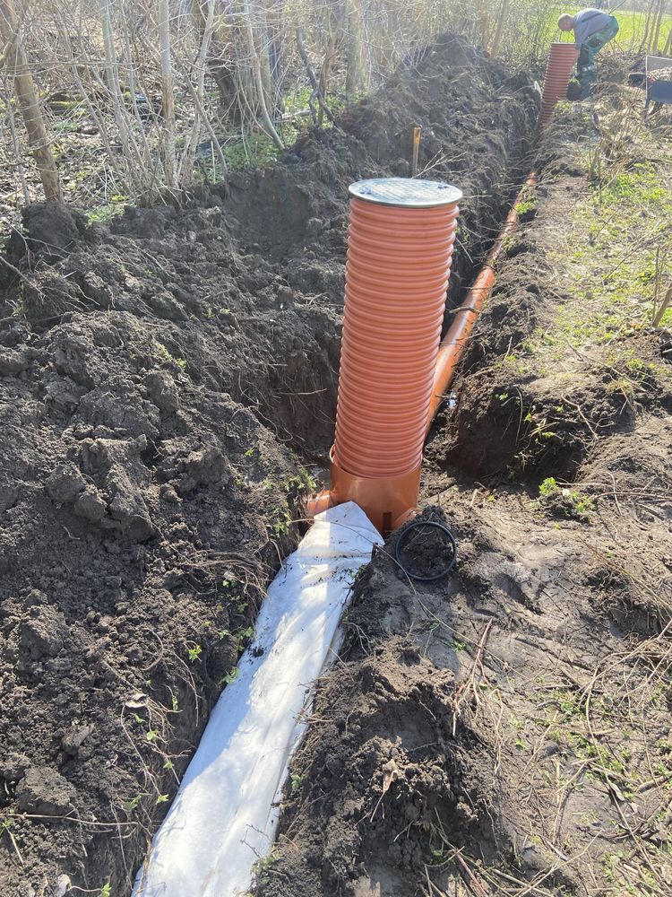 Drenaż działki i domu - odwodnienie terenu | Pruszków i okolice