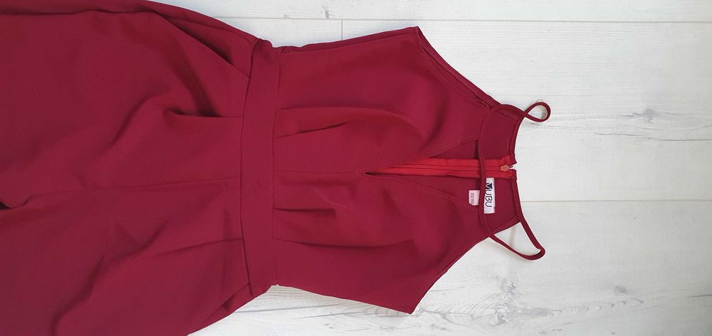 Kombinezon jednoczęściowy bordowy