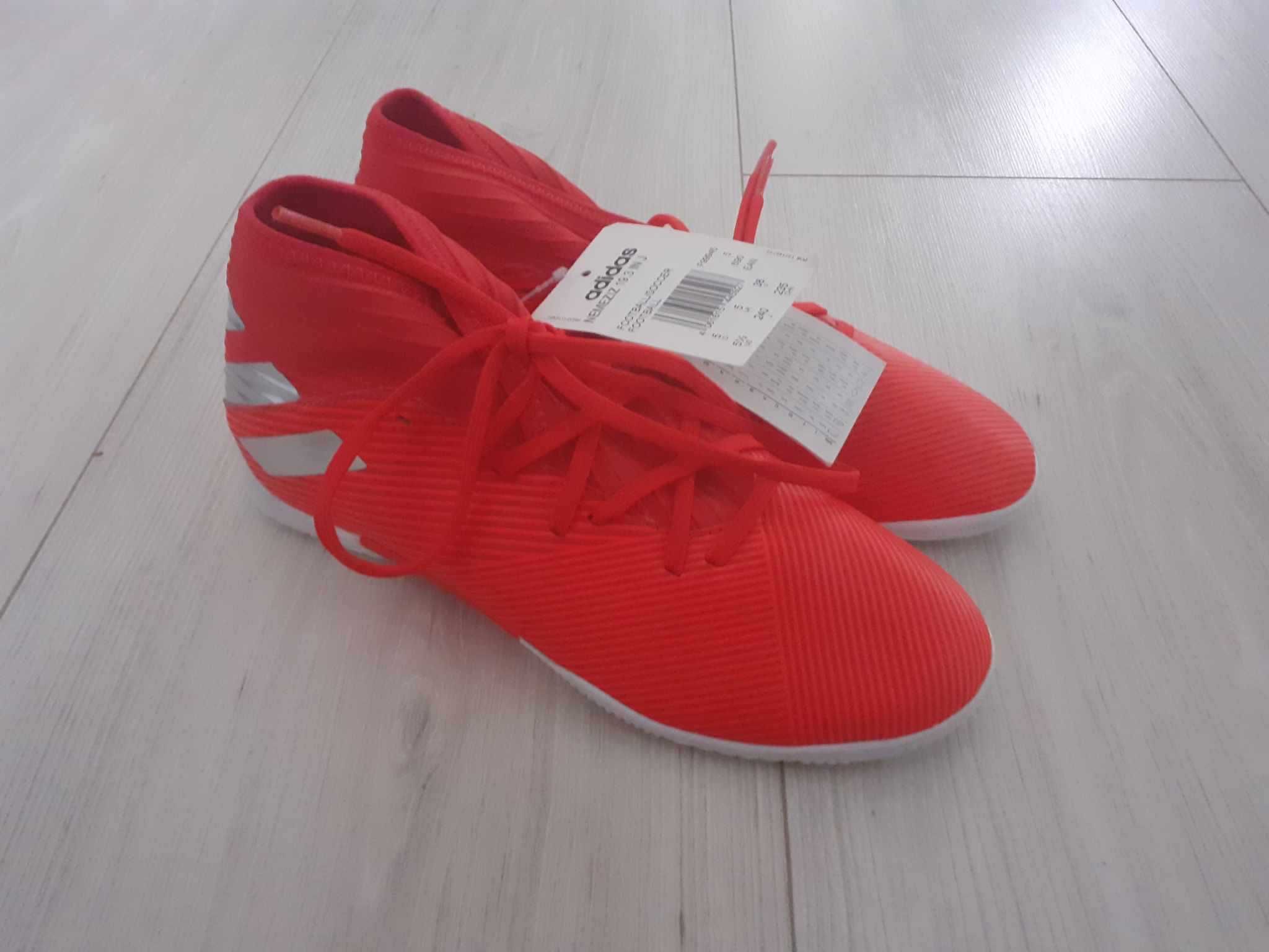 Buty piłkarskie halowe sala adidas Nemeziz 19.3 IN JR F99945 r. 38