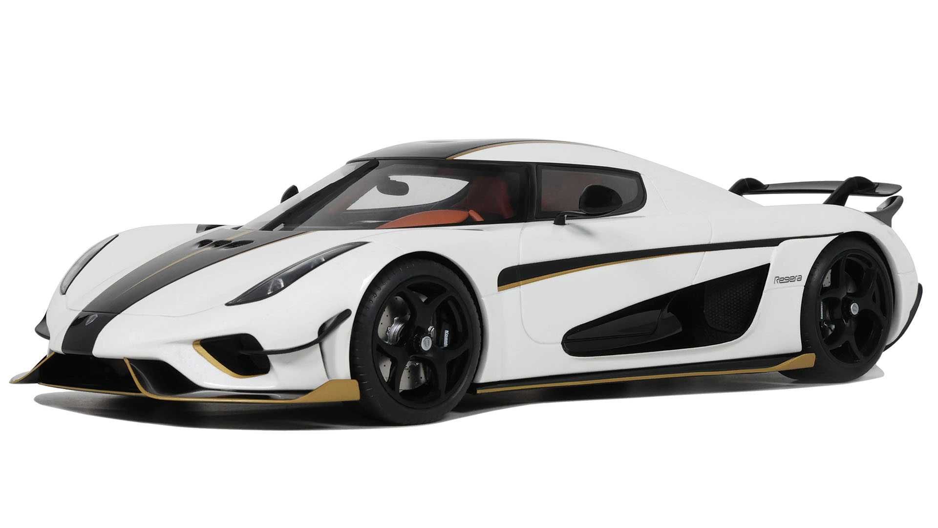 Model 1:18 GT Spirit Koenigsegg Regera World Record Car 2023 white