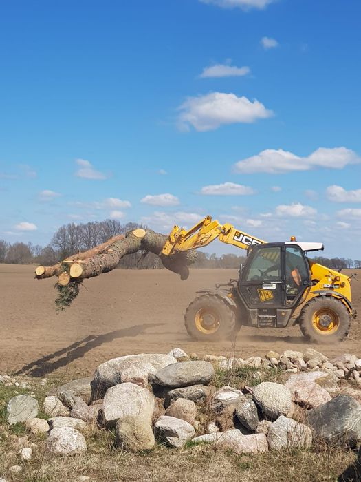 Usługi koparką i ładowarką JCB