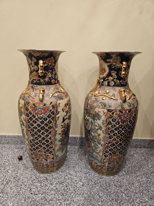 Conjunto Vasos de porcelana pintado