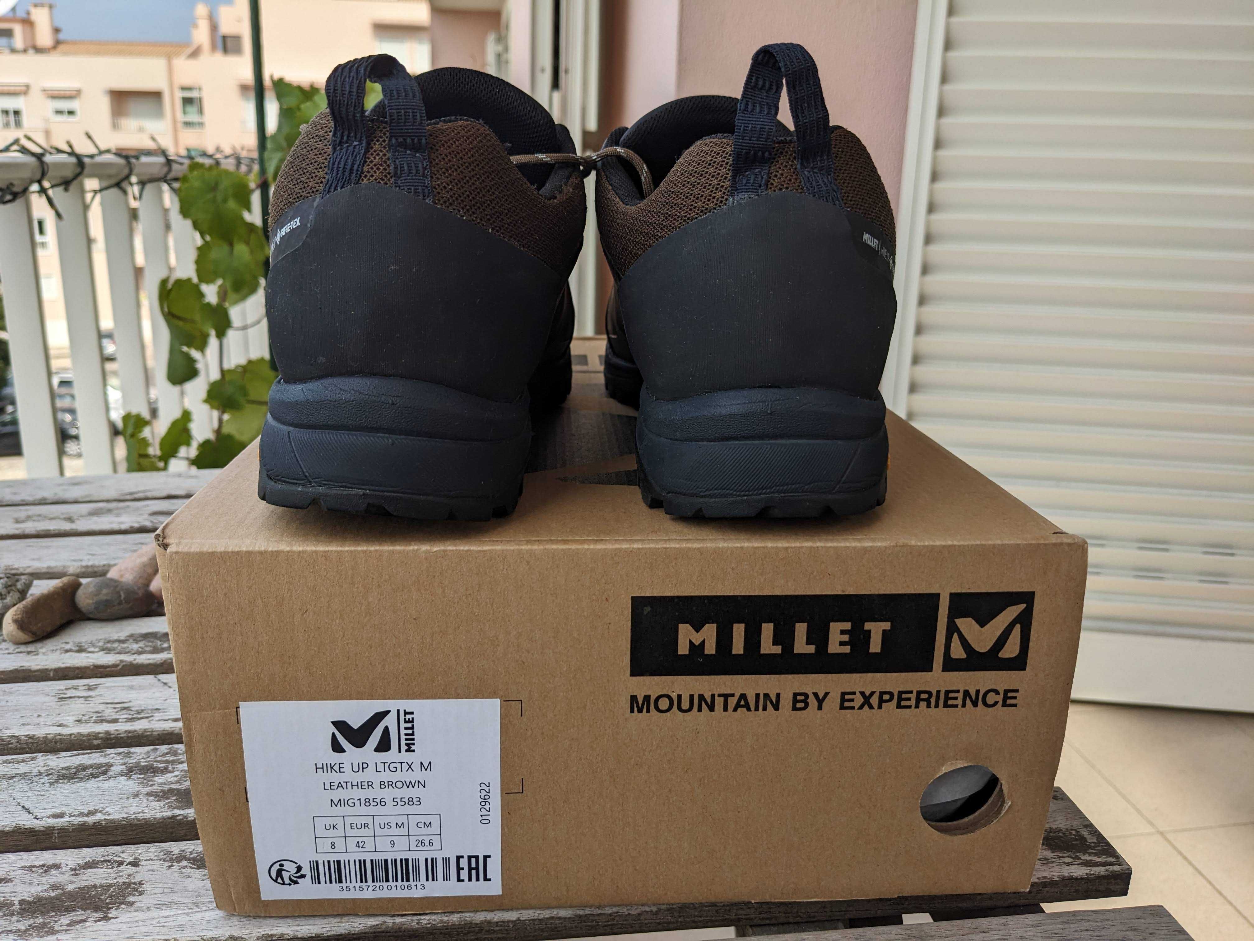 Ténis Millet Hike Up Leather GORE-TEX castanho 42 EU - 8 UK - 8.5 US