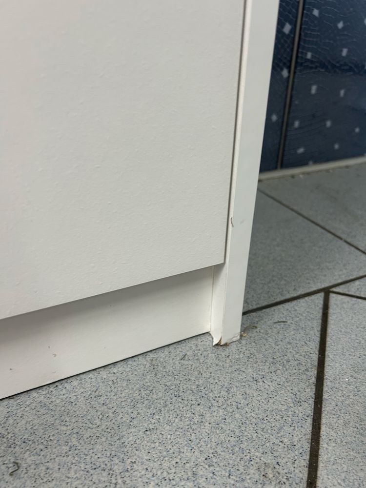 2 szafki na buty IKEA BISSA – białe