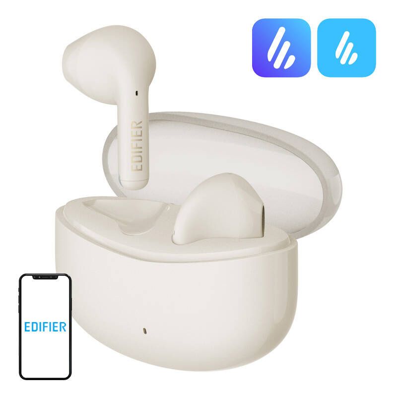 Słuchawki Tws Edifier X2S Beżowe Redukcja Szumów Bluetooth
