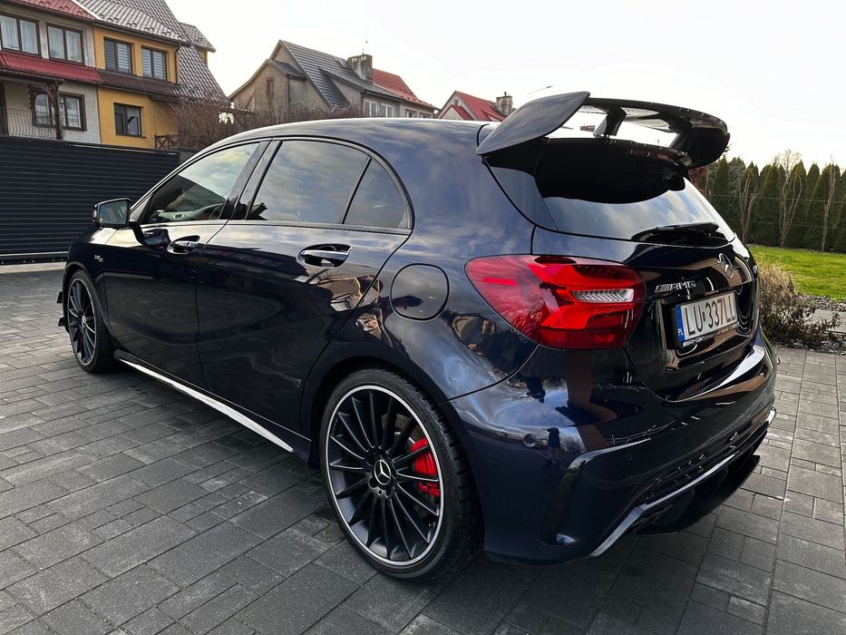 Mercedes-Benz Klasa A Mercedes A45 AMG – pewny, zadbany egzemplarz z realną historią
