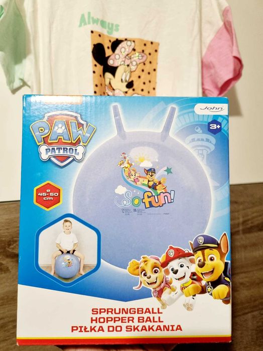 Nowa piłka do skakania Psi Patrol, do 50kg