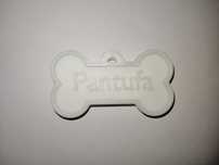 Placa de identificação animal
