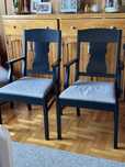 Dwa krzesla IKEA Ingatorp w kolorze czarnym