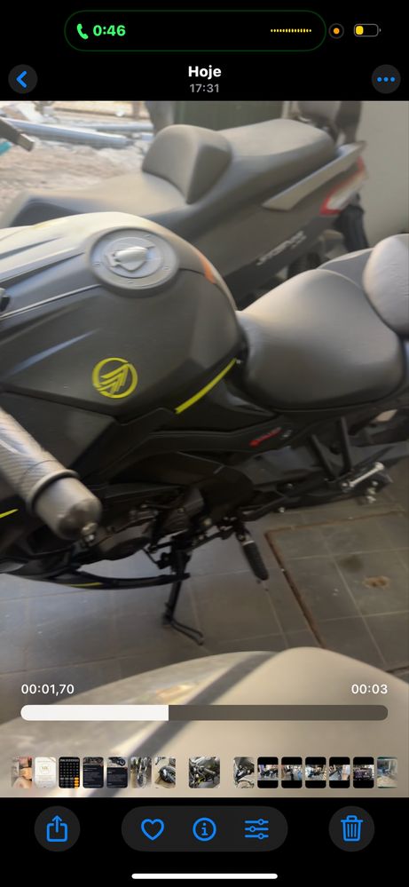 Vendo keeway acidentada