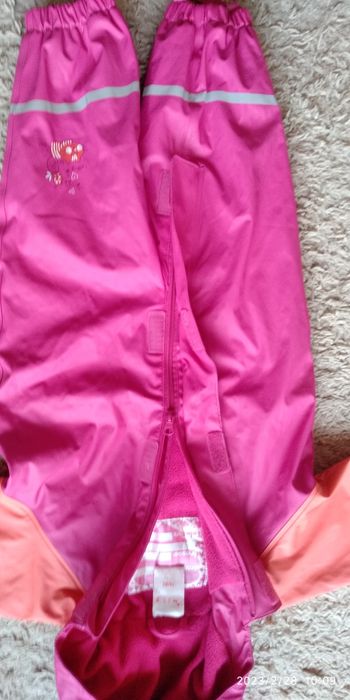 Комбинезон грязепруф дождевик для девочки на флисе impidimpi