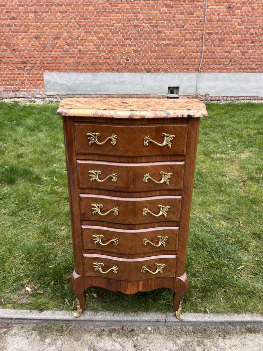 Пнтикварний комод вітрина шафа секретер дерево мармур