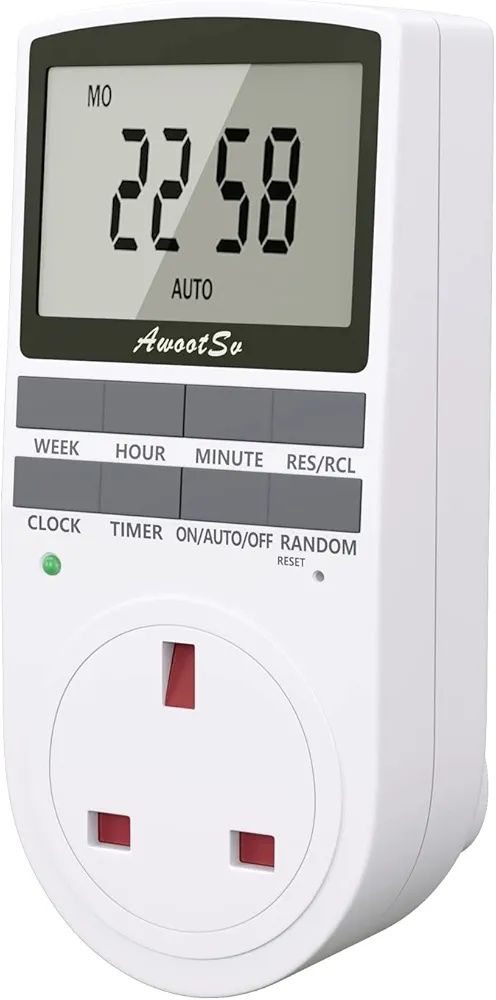 Automatyczny timer gniazdo wtykowe Lcd Automatyczny przelacznik