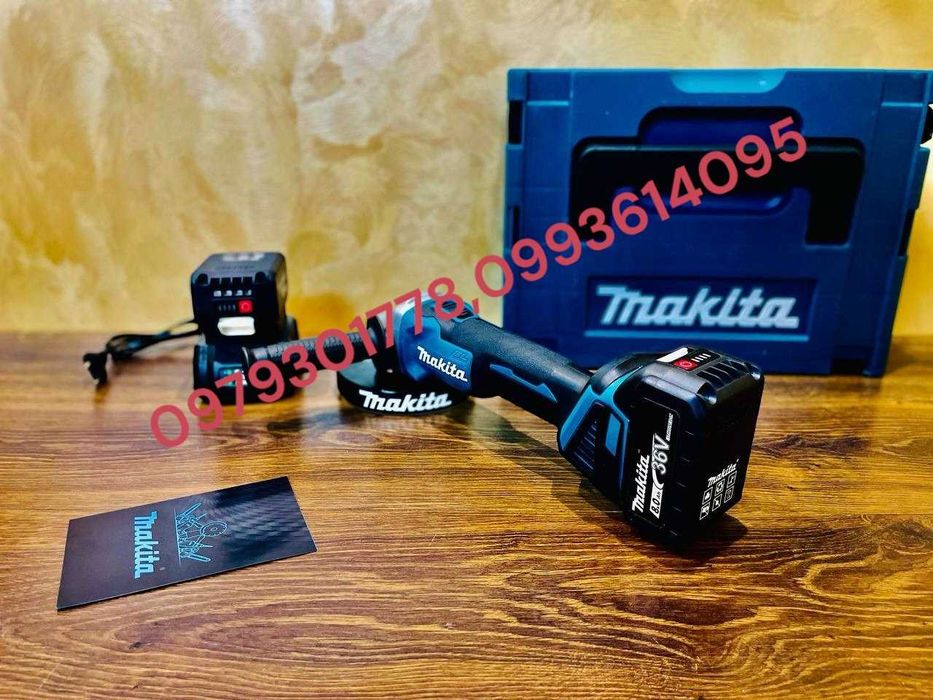Аккумуляторная Потужна  безщіткова Болгарка MAKITA 36V8A Макіта 1200Вт