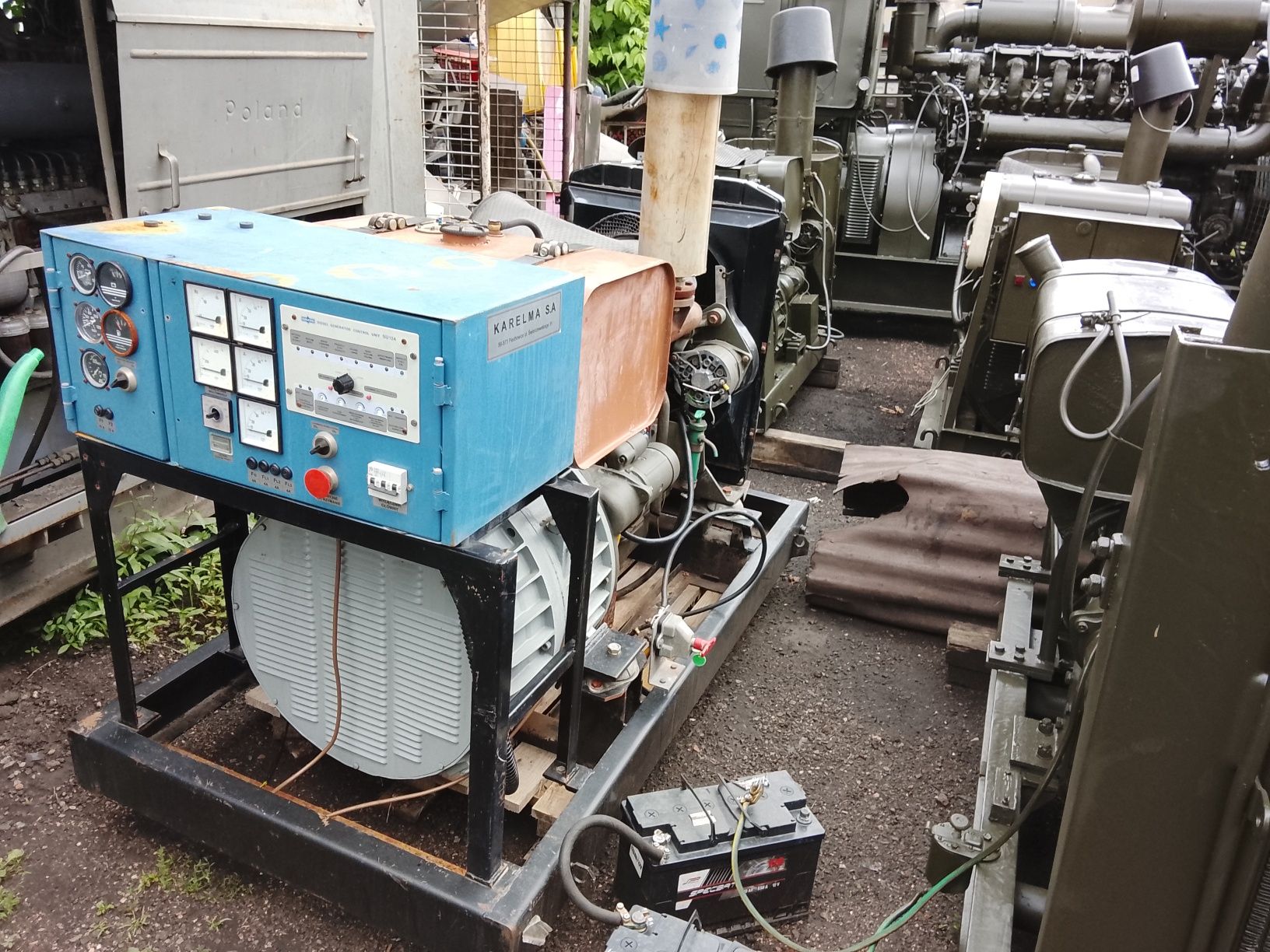 Agregat prądotwórczy 40 kw 50 kva silnik leyland Sw 266 prądnica Niemi
