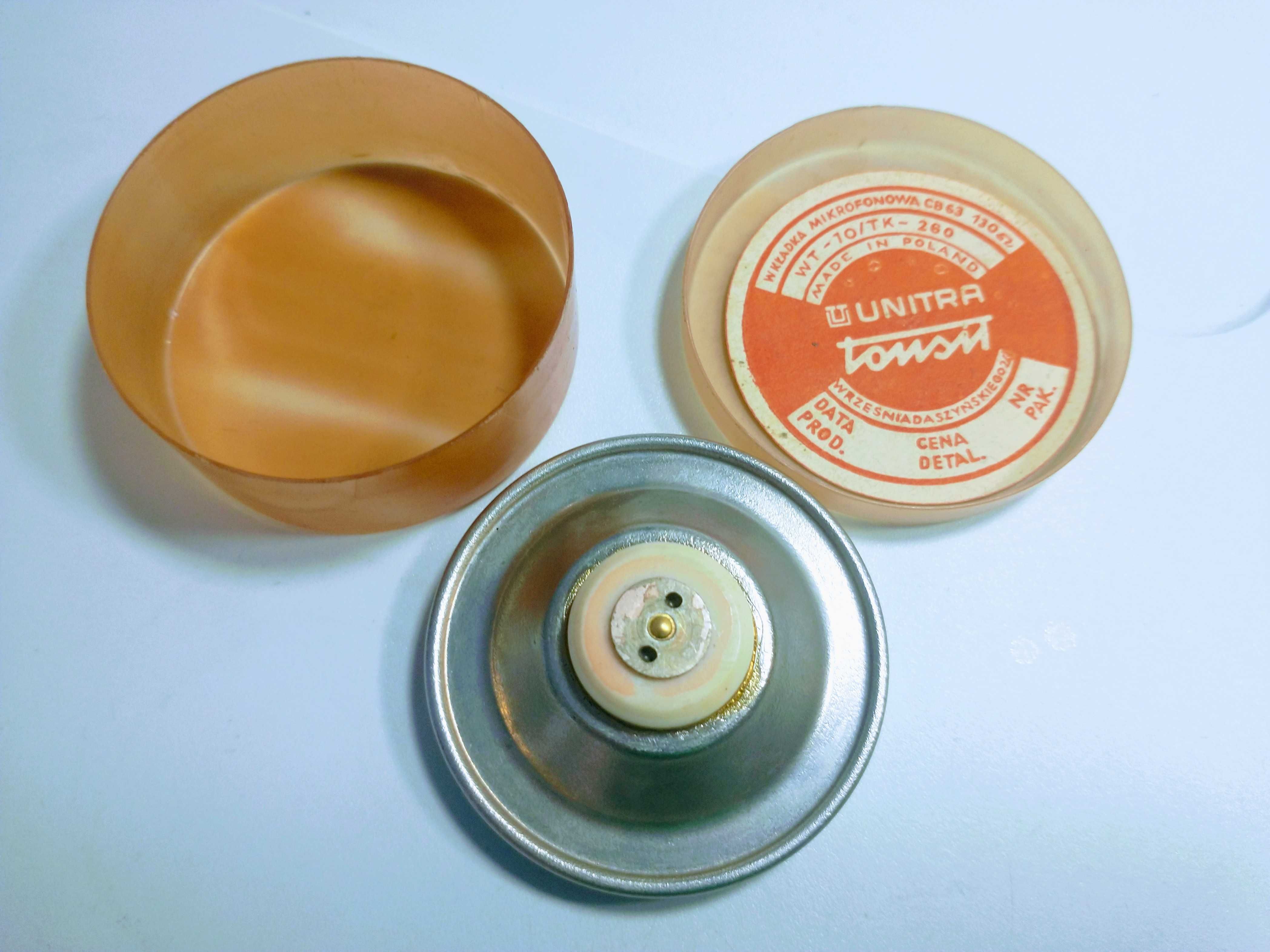 zabytek /wkładka Słuchawka +mikrofon /Tonsil 1971 rok