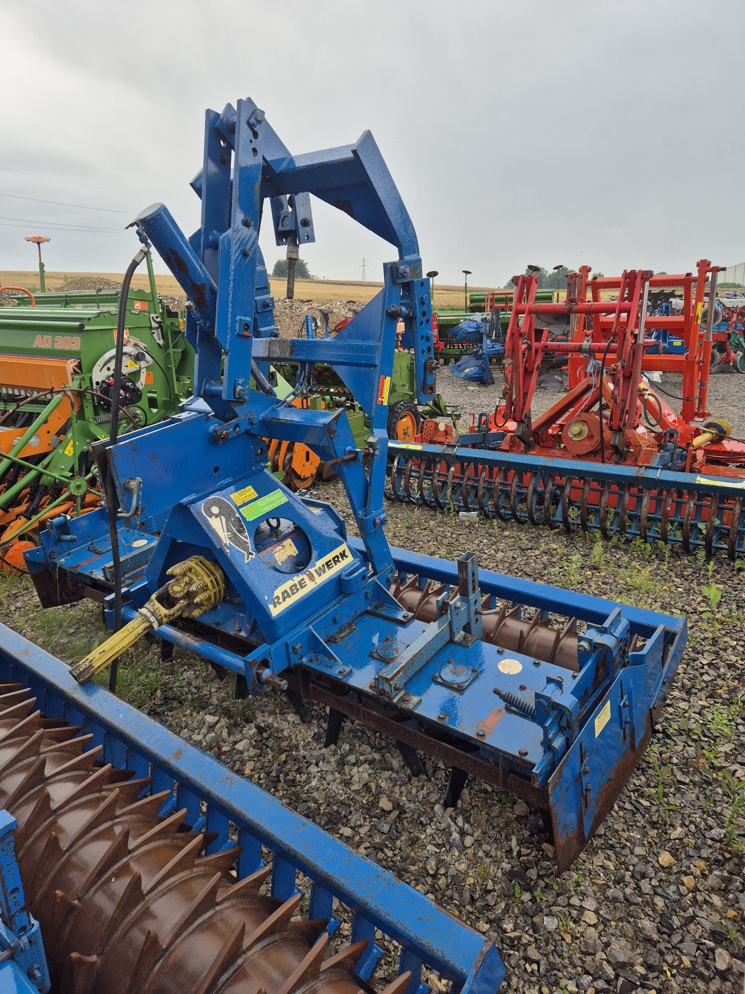 Rabe Werk MKE 2.5m brona wirowa import,  nowe Zęby , Włóka kuhn