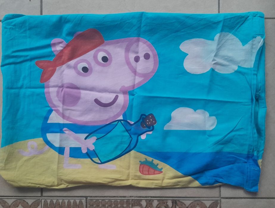 Pościel Peppa 100x130, poduszka 60x40 Super stan!