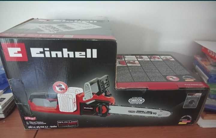 Zestaw Einhell PILARKA GE-LC 36/35 KOMPRESOR TE-AC 36/6/8 + 2x aku 4ah