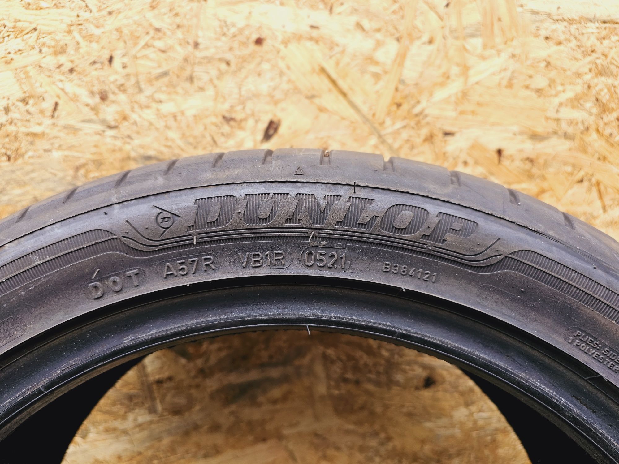 Idealne!!  7,5mm. 2021rok!!  225/45 r17 Dunlop Sport Bluresponse