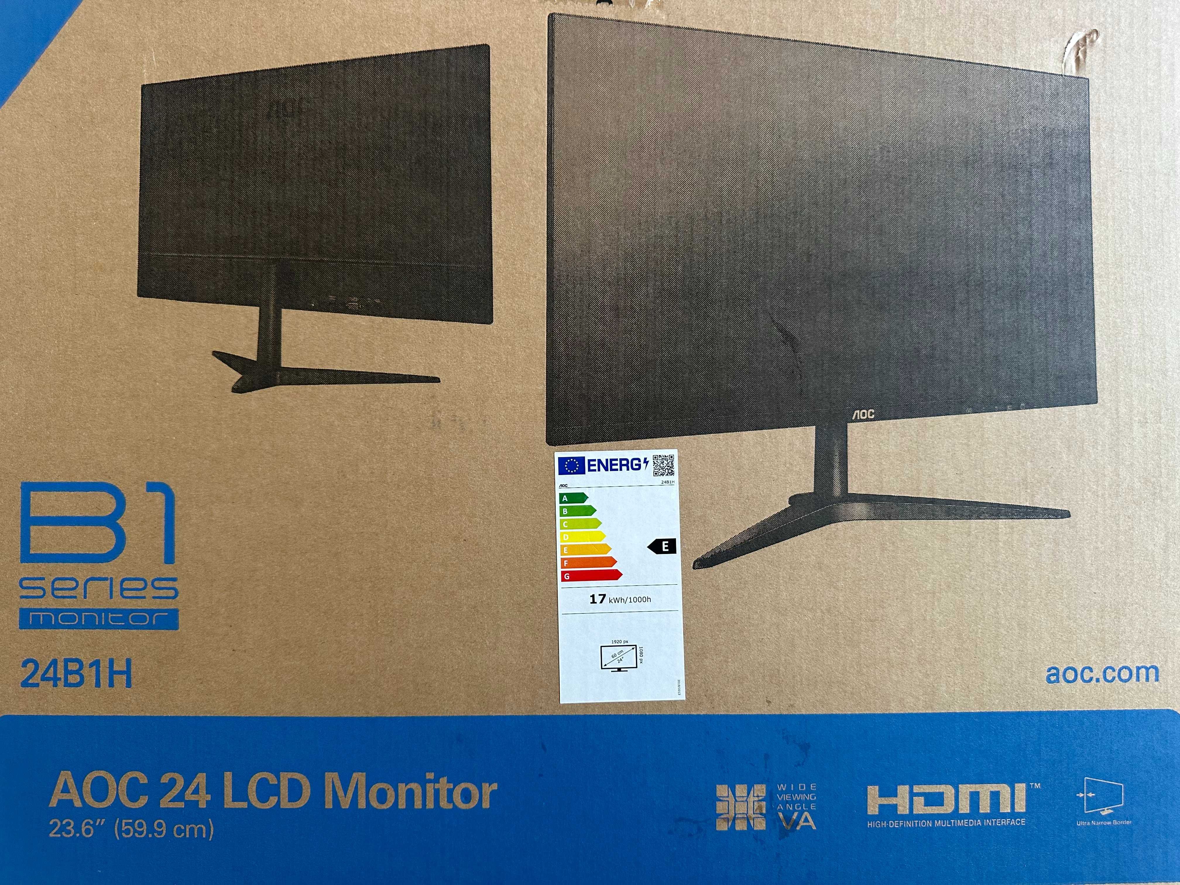 Monitor AOC 24" LCD - 24B1H