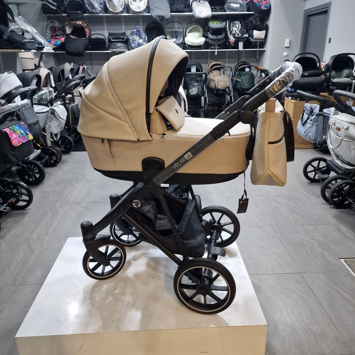 Wózek dziecięcy 4w1 Riko Velar Up duży cały zestaw z isofixem Wysyłka