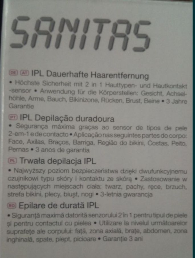 Depilator laserowy Sanitas