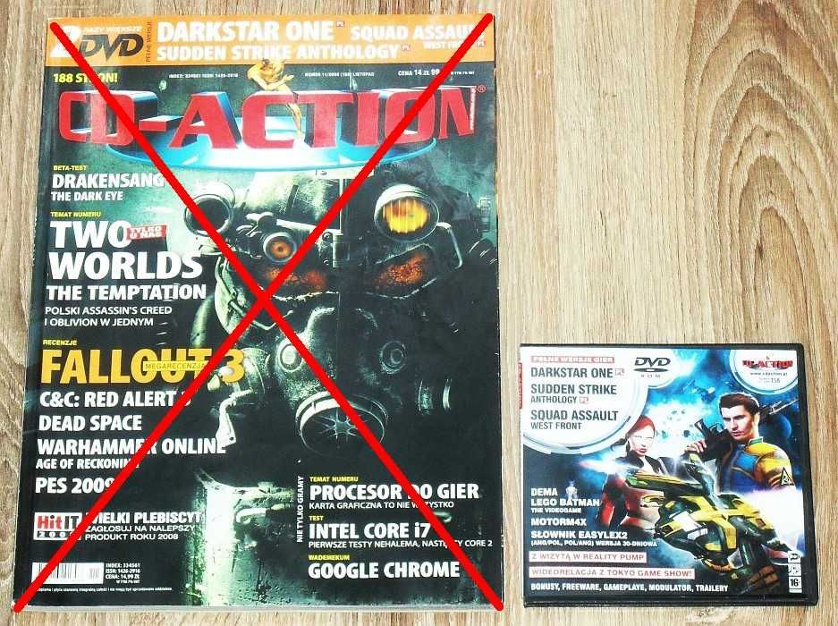 Dodatki do Magazynu CD-ACTION z 2008 roku, plakaty płyty przewodniki