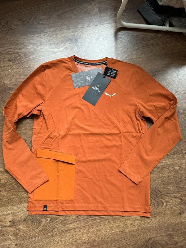 Męska bluzka bluza Longsleeve Salewa Puez Hemp góry treking