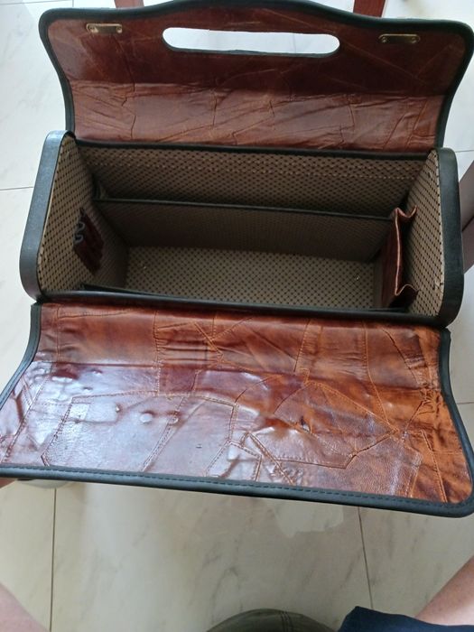 Mala couro NOVA piloto/ vendedor/ catálogos
