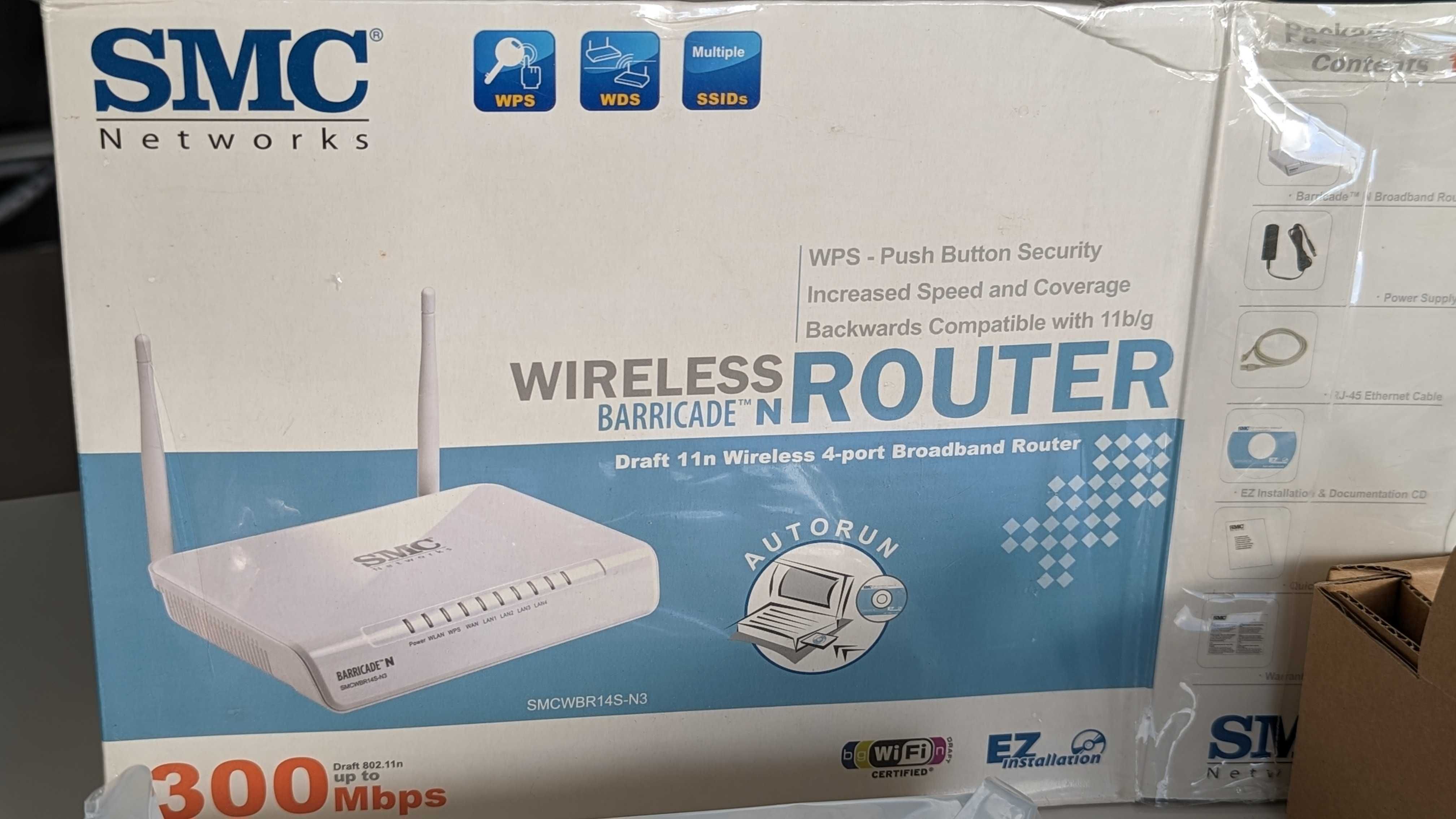 Router SMC 300Mbps - Novo