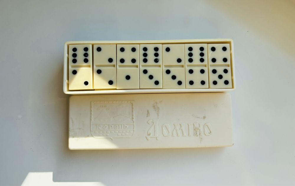 Ciekawostka radzieckie domino PRL lata 70 XX W