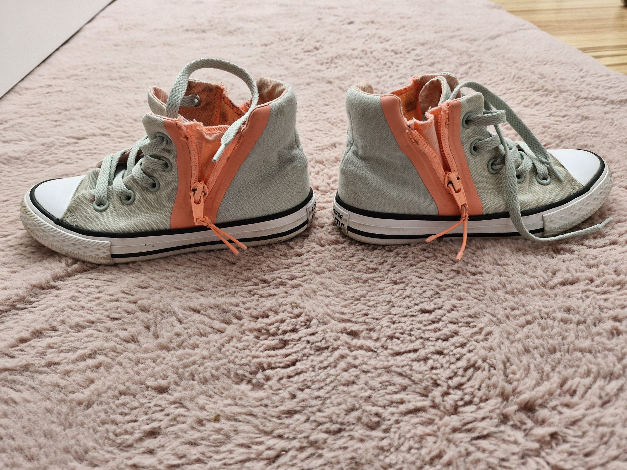 Converse r.30 szaro pomarańczowe