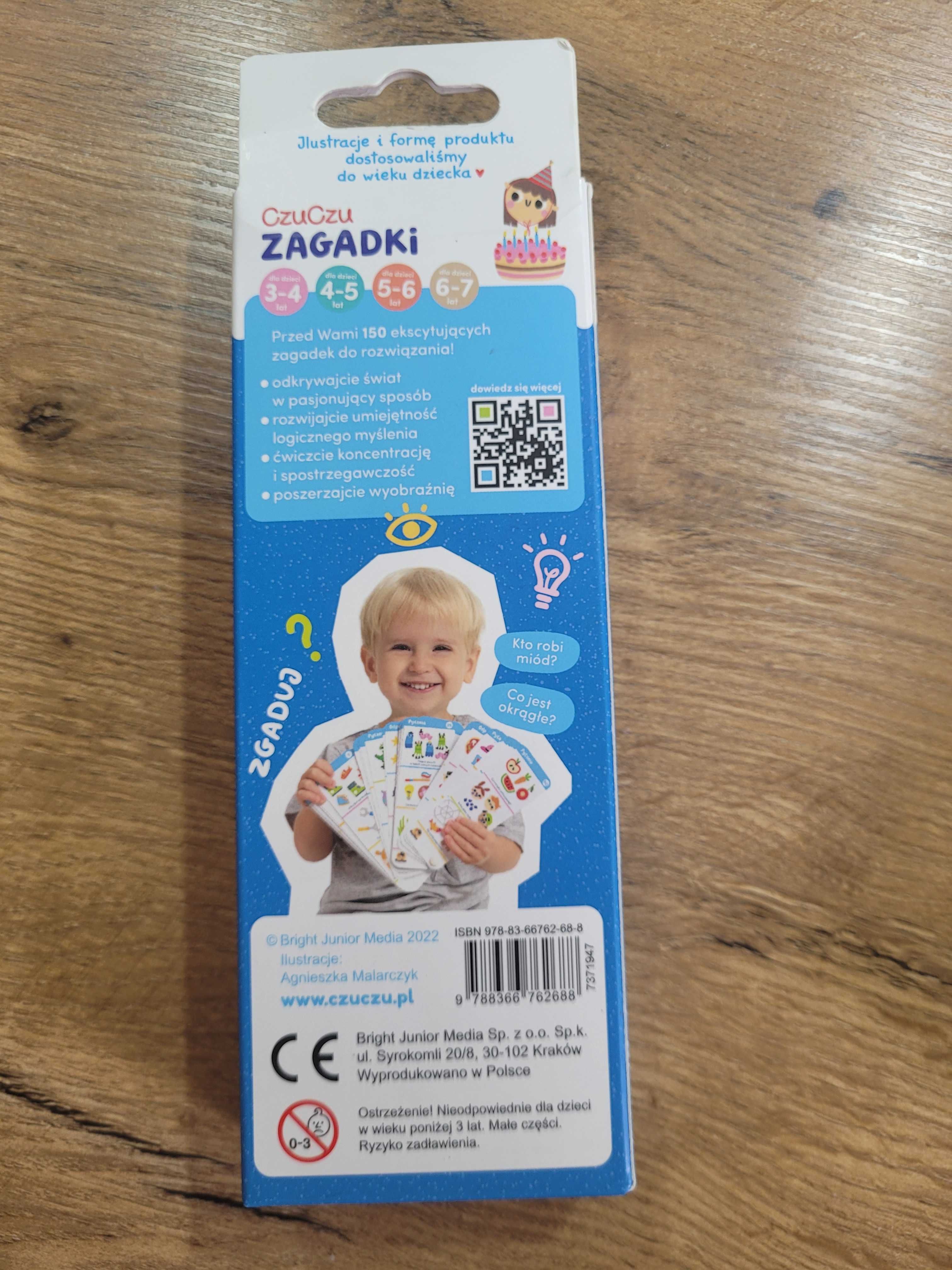 Zagadki Czu Czu wiek 3 - 4 lata edukacyjne zabawka