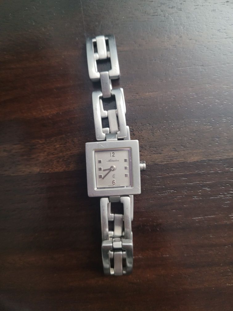 Adriatica zegarek damski srebrny tarcza 2 cm