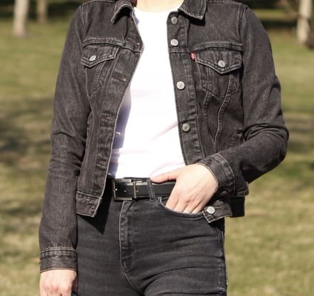 Жіночий джинсовий піджак