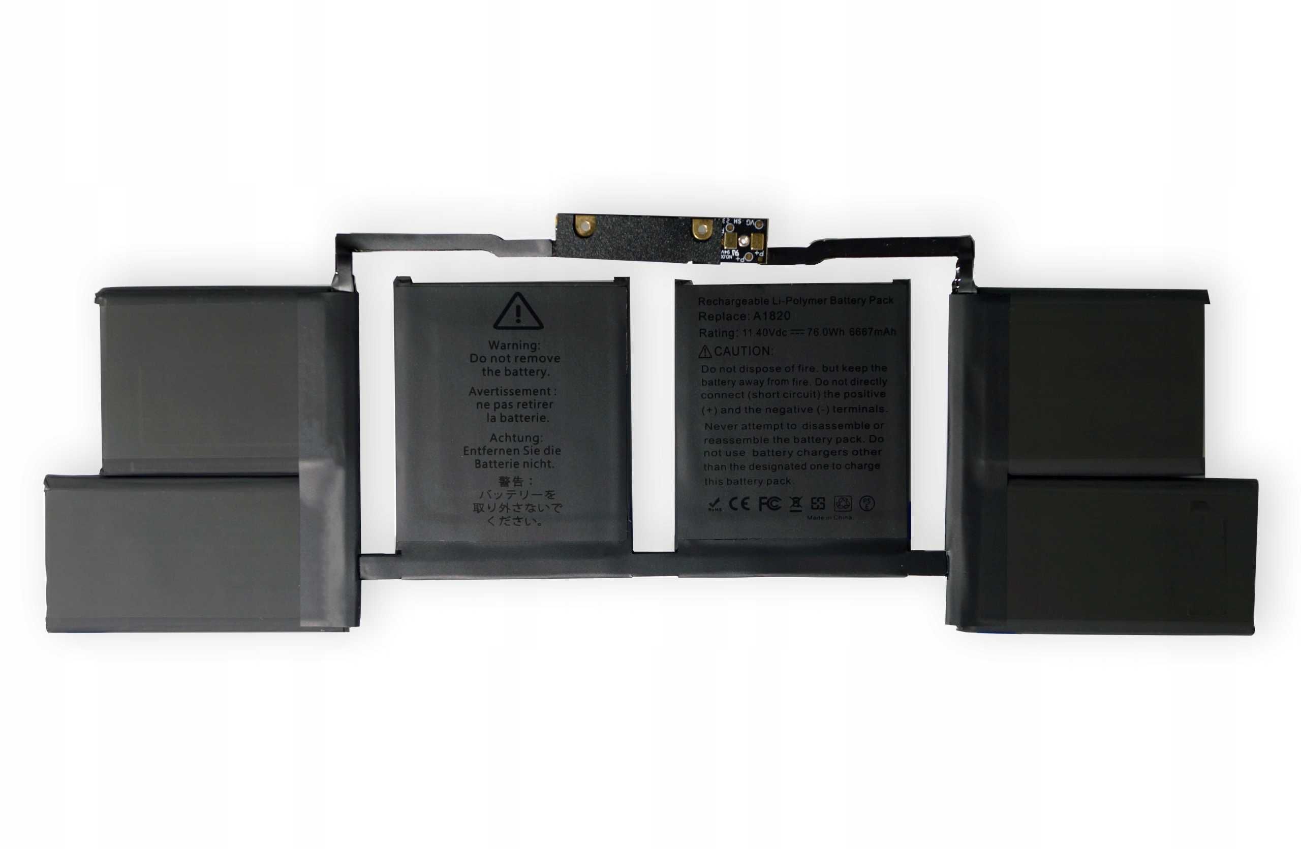 Bateria do Apple MacBook Pro 15 Bateria A1820 Litowo-jonowa