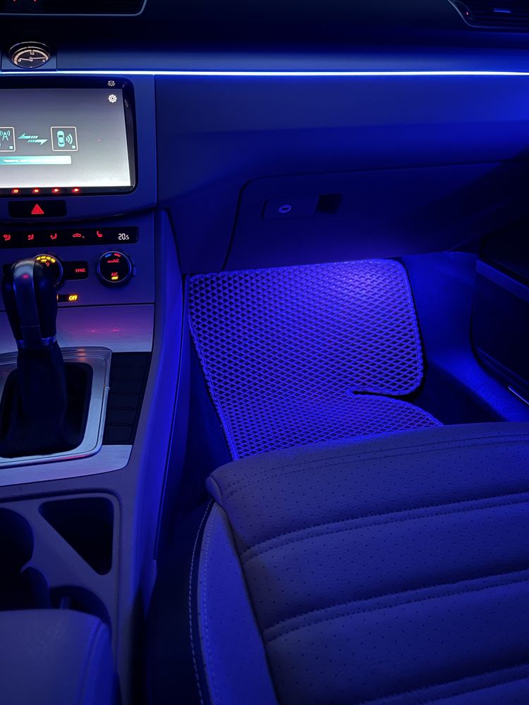 Подсветка салона Ambient light 64 цвета,управление с телефона