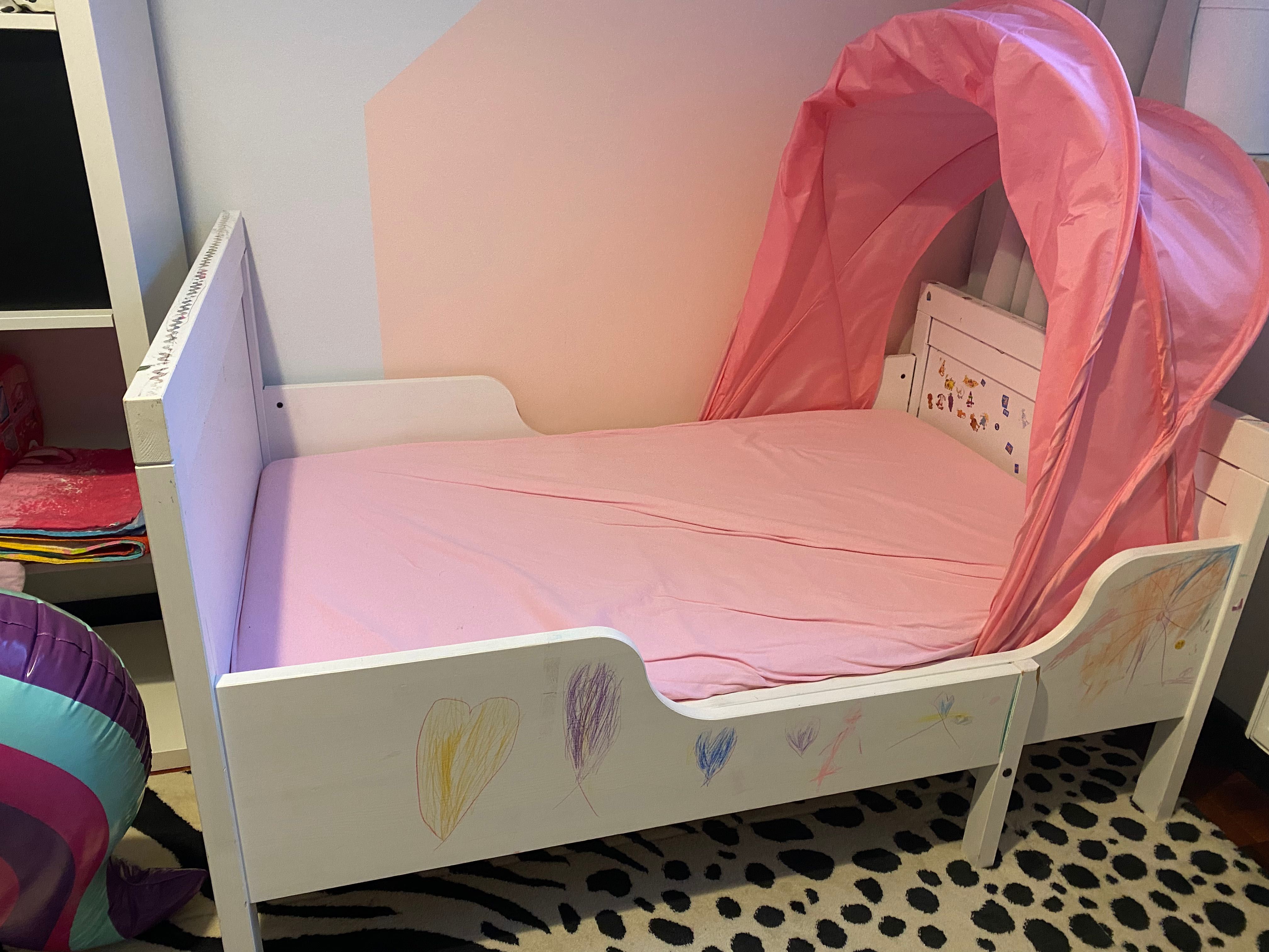 Łóżko rosnące IKEA z materacem