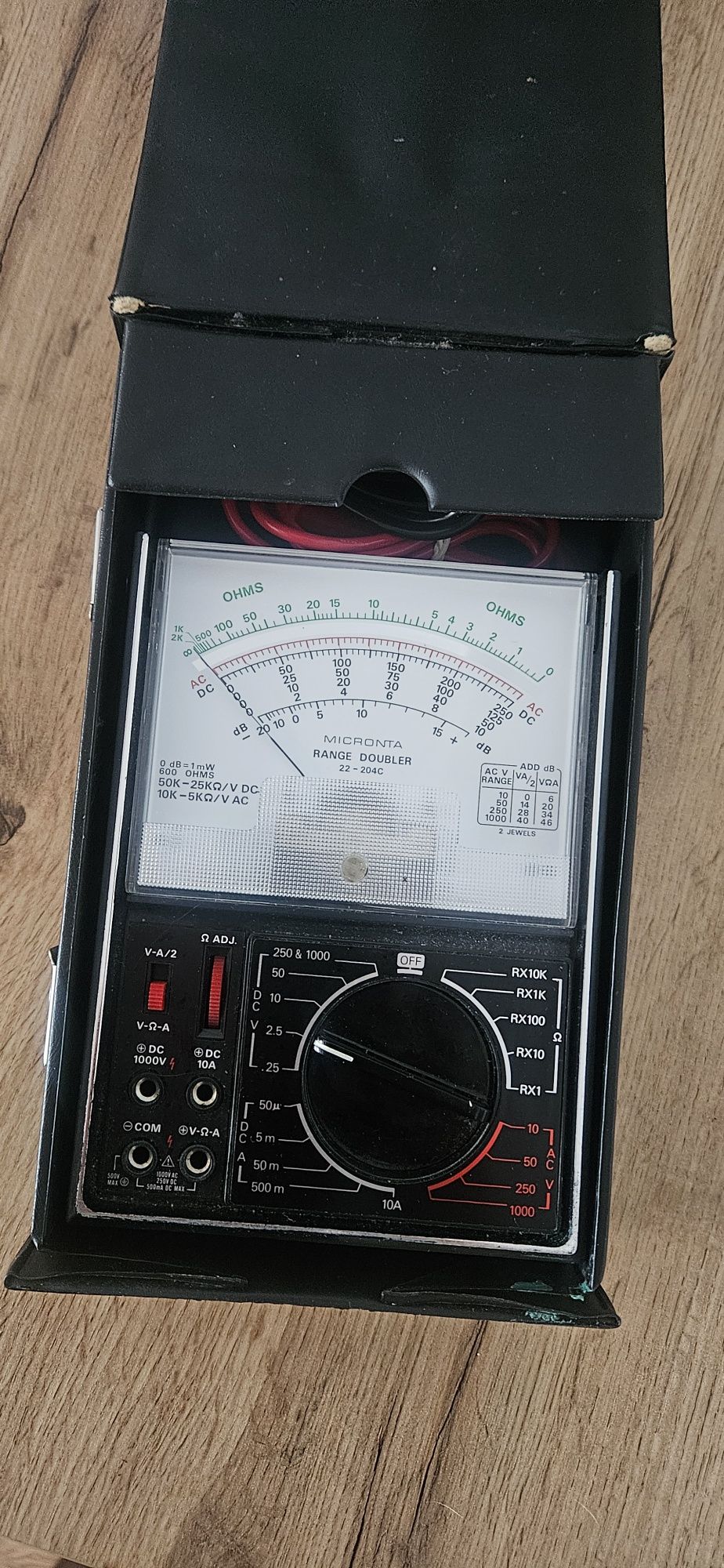 Miernik analogowy Micronta 22-204C multimetr miernik Ohm usa